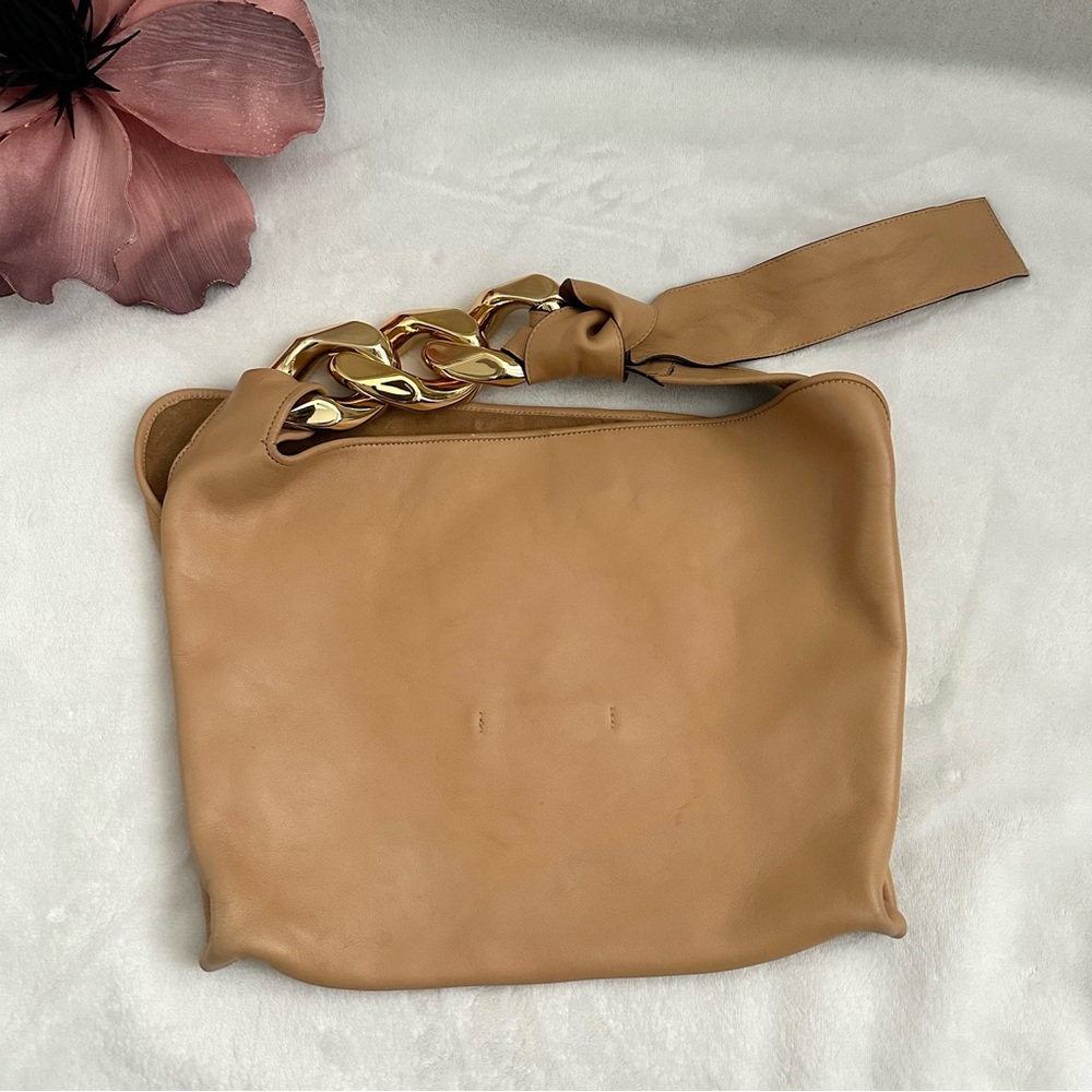 JW Anderson Small Chain Leather Hobo Bag - Picture 9 of 12